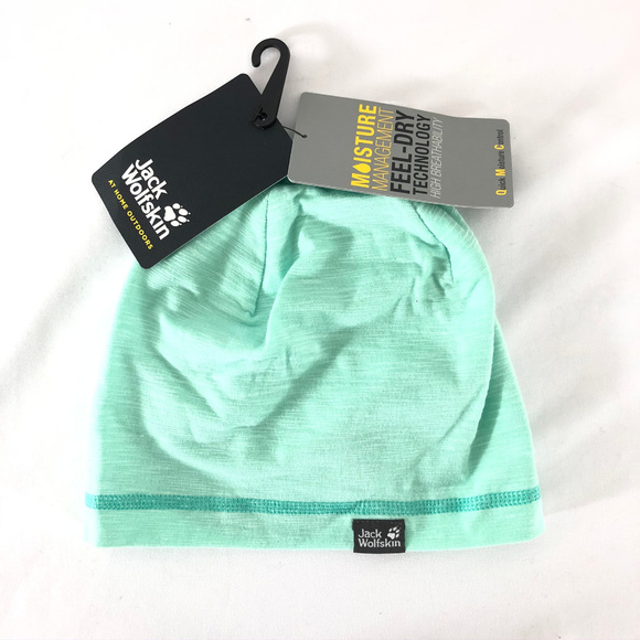Jack Wolfskin Kids Travel Beanie Hat Anti Bacteria - Picture 1 of 5
